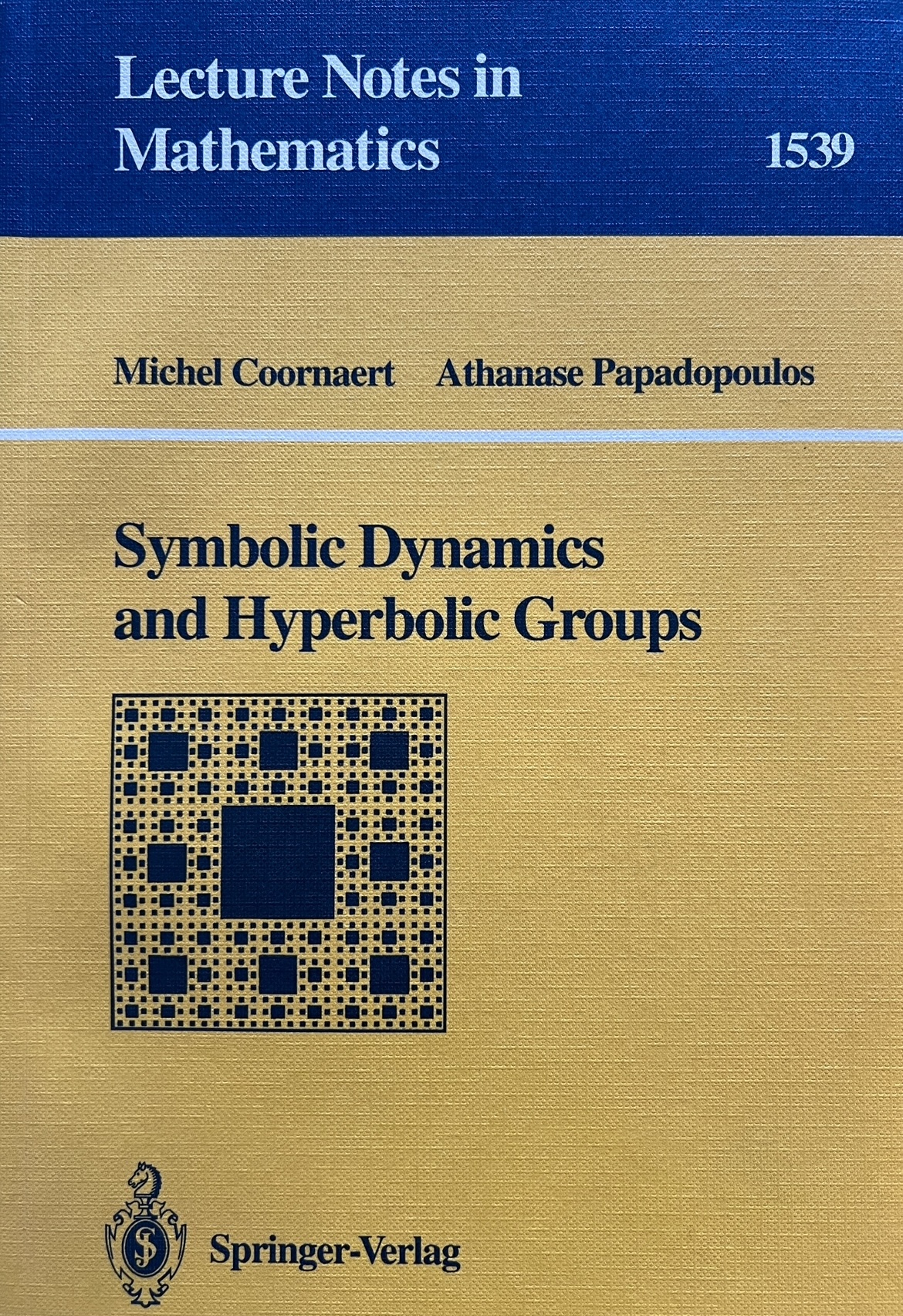 Photo du livre  Symbolic dynamics and hyperbolic groups